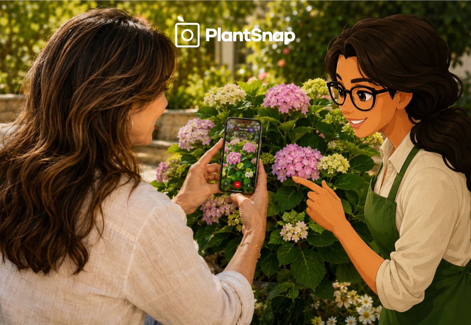 Flora Live plant checkup in the garden